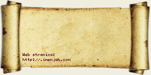 Jabuka Vučićević vizit kartica